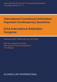 Abbildung von: International Commercial Abritation: Important Contemporary Questions - Kluwer Law International
