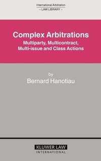 Enlarge image Cover: Complex Arbitrations - Kluwer Law International