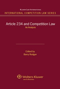 Enlarge image Cover: Article 234 and Competition Law - Kluwer Law International