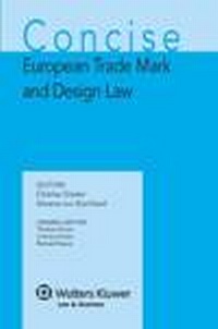 Abbildung von: Concise European Trademark and Design Law - Kluwer Law International