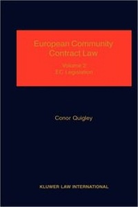 Abbildung von: European Community Contract Law - Kluwer Law International