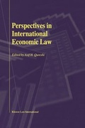 Cover: Perspectives in International Economic Law - Kluwer Law International