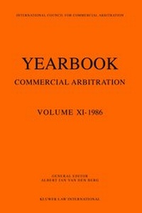 Abbildung von: Yearbook Commercial Arbitration, 1986 - Kluwer Law International