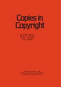 Abbildung von: Copies in Copyright - Kluwer Academic Publishers