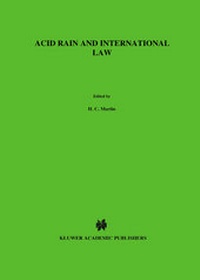 Bild: Lier acid rain and int. law - Kluwer Academic Publishers