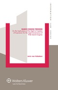 Cover: Search Engine Freedom - Kluwer Law International