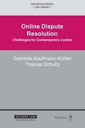 Abbildung von: Online Dispute Resolution - Kluwer Law International
