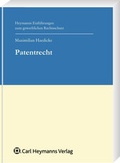 Cover: Patentrecht - Carl Heymanns Verlag