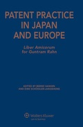 Cover: Patent Practice in Japan and Europe - Kluwer Law International