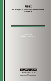 Enlarge image Cover: FIDIC - Kluwer Law International