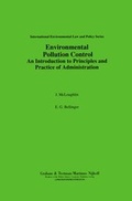 Bild: Environmental Pollution Control:An Introduction to Principles and Practice of Administration - Graham & Trotman Ltd