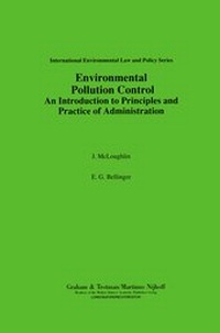 Bild: Environmental Pollution Control:An Introduction to Principles and Practice of Administration - Graham & Trotman Ltd
