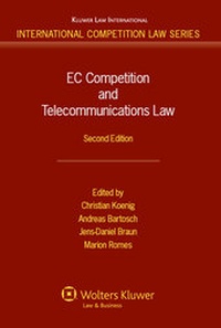 Enlarge image Cover: EC Competition and Telecommunications Law - Kluwer Law International