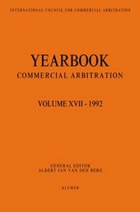 Abbildung von: Year Book of Commercial Arbitration - Kluwer Law International