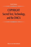Cover: Copyright:Sacred Text, Technology, and the DMCA - Kluwer Law International