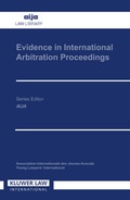 Abbildung von: Evidence in International Arbitration Proceedings - Graham & Trotman Ltd
