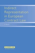 Cover: Indirect Representation in European Contract Law - Kluwer Law International