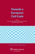 Cover: Towards a European Civil Code - Kluwer Law International