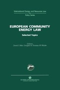 Bild: European Community Energy Law:Selected Topics - Graham & Trotman Ltd