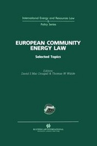 Bild: European Community Energy Law:Selected Topics - Graham & Trotman Ltd