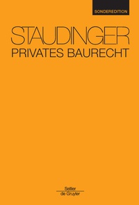 Enlarge image Cover: Privates Baurecht - Sellier - De Gruyter