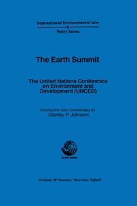 Bild: The Earth Summit:The United Nations Conference on Environment and Development (UNCED) - Graham & Trotman Ltd