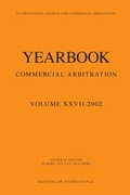 Abbildung von: Yearbook Commercial Arbitration - Kluwer Law International