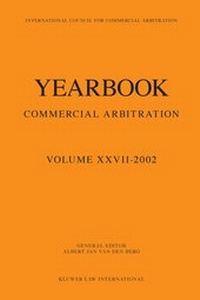 Abbildung von: Yearbook Commercial Arbitration - Kluwer Law International