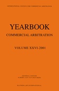 Abbildung von: Yearbook Commercial Arbitration:2001 - Kluwer Law International