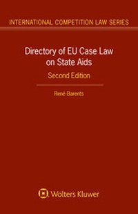 Abbildung von: Directory of EU Case Law on State Aids - Kluwer Law International