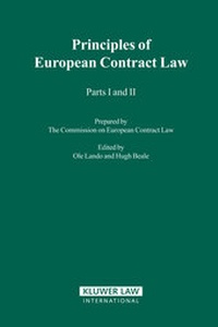 Abbildung von: The Principles of European Contract Law - Kluwer Law International