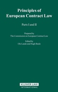 Cover: The Principles of European Contract Law - Kluwer Law International