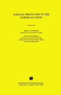 Enlarge image Cover: Judicial Protection in the European Union - Kluwer Law International