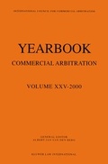 Abbildung von: Yearbook Commercial Arbitration, 2000 - Kluwer Law International