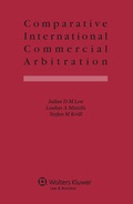 Abbildung von: Comparative International Commercial Arbitration - Kluwer Law International
