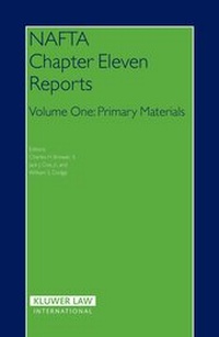 Enlarge image Cover: NAFTA Chapter Eleven Reports - Kluwer Law International