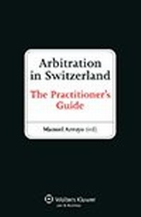Abbildung von: Arbitration in Switzerland - Kluwer Law International