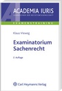 Cover: Examinatorium Sachenrecht - Carl Heymanns Verlag