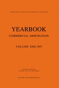 Abbildung von: Yearbook Commercial Arbitration 1997 - Kluwer Law International