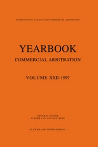 Abbildung von: Yearbook Commercial Arbitration 1997 - Kluwer Law International