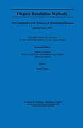 Abbildung von: Dispute Resolution Methods:Comparative Law Yearbook of International Business Special Issue - Graham & Trotman Ltd