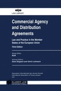 Cover: Commercial Agency and Distribution Agreements:Law and Practice of the Member States of the European Union - Kluwer Law International