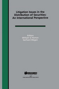 Enlarge image Cover: Litigation Issues in the Distribution of Securities:An International Perspective - Kluwer Law International