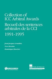 Abbildung von: Collection to ICC Arbitral Awards 1991-1995/Recuel des Sentences Artibrates de La - Kluwer Law International