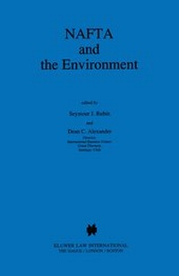 Bild: NAFTA and the Environment - Kluwer Law International