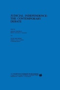 Cover: Judicial Independence:The Contemporary Debate - Kluwer Academic Publishers