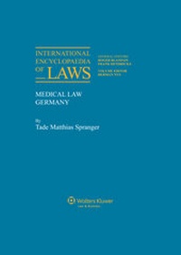 Abbildung von: Medical Law - Kluwer Law International