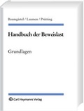 Cover: Handbuch der Beweislast - Carl Heymanns Verlag
