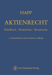 Abbildung von: Aktienrecht - Carl Heymanns Verlag