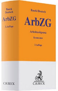 Bild vergrößern Bild: Arbeitszeitgesetz: ArbZG - C.H.BECK